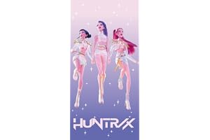 Halantex K-POP KPOP duschhandduk badhandduk strandhandduk - bomull 100 % - storlek 70 x 140 cm - flerfärgad