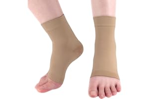 Ailaka 20-30 mmHg Plantar Fasciitis Compression Socks, Heel Foot Support Ankle Sleeves, Ankle Pain Relief for Men, Women, Nurses, Maternity, Pregnancy