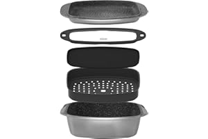 STONELINE Set multifunzionale per arrostire e cuocere, 5 pezzi,