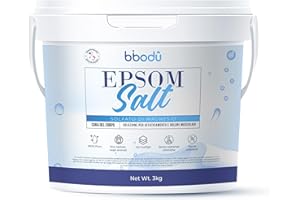 BIBODU Sali di Epsom 30000gr | Epsom Salt Naturali per Rilassare, Rivitalizzare e Recuperare | Solfato di Magnesio 100% Puro Perfetto per Bagni Rilassanti
