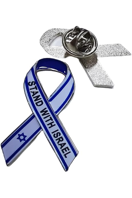 Bring Them Home Yellow Ribbon Pin - Hostages Israel Support Lapel Pin, Enamel Awareness Pin