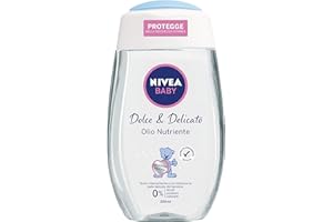 Nivea Baby Dolce 6 Delicato Olio Nutriente e Idratante per Bambini, 200 ml