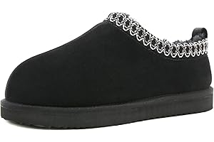 SMajong Chaussons Femme Homme Hiver Peluche Pantoufle d'intérieur Confort Chaud Chaussures pour la Maison extérieur 36-46 EU