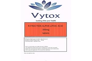 R-Fraction Alpha LIPOIC Acid (300MG) 240 Tablets, by vytox, Vegetarian