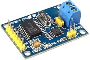 HALJIA MCP2515 Modulo CAN Bus TJA1050, modulo ricevitore SPI Compatibile con Arduino, Raspberry Pi, 51 ARM, AVR, fai da te, ecc.