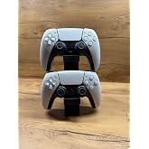 PS5 DualSense Oyun Kolu Standı &ndash; 2&rsquo;li Dikey Tutucu Siyah Renk | 3D Baskı, Şık ve Dayanıklı Tasarım (20x15x4 cm)