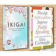 Best Motivational Books In English - Ikigai + Develop Self Confidence Improve Public Speaking Keira Miki and Dale Carnegie