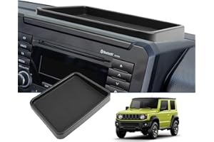 BIXUAN compatibile con Jimny JB64S JB74W 2018-2023 2024 Console Centrale Contenitore con Tappetino Antiscivolo Vano PPortaoggetti per Braccioli Organizer per Braccioli Bracciolo Centrale