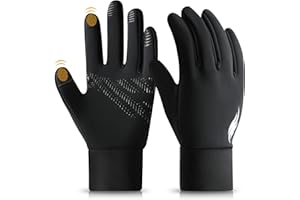 ‎MOCOCITO Kinder Handschuhe Warme Winterhandschuhe, Kids Outdoor Sport Thermo Laufhandschuhe Winddichte wasserdichte, Touchscreen Handschuhe mit Anti-Rutsch Fahrradhandschuhe Für Jungen Mädchen (Laub)