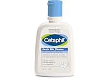 Cetaphil Face Wash Gentle Skin Cleanser for Dry to Normal, Sensitive Skin, 125 ml Hydrating Face Wash with Niacinamide, Vitam