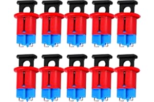 ALLOMN Miniatur Leistungsschalter Verriegelung, 10pcs Luftschalter Verriegelung Elektrische Sicherheitsverriegelung Miniatur Leistungsschalter Verriegelung für Stromisolierung