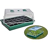 HI Zimmergewächshaus Mini Gewächshaus Treibhaus Anzucht Pflanztöpfe Aufzucht Frühbeet