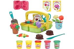 Play-Doh Blooming Flowers Playset, Creative Crafts for Toddlers, Arts and Crafts