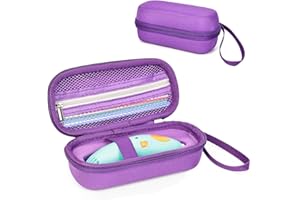 Fiorky Hard Carrying Case for 3Doodler Start+ Essentials (2024) 3D Pen Set Shockproof Storage Organizer Anti-Drop Storage Mesh Bags Holder for 3D Printing Filament Refill Pack and USB Cable