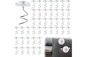 BANJIABB 100PCS Perni A Torsione Divano,Perni A Torsione,Chiodi A Spirale Divano,Perni A Torsione Trasparenti Spilla Tappezzeria Chiodino,Twist Pins,per Tappezzeria Per Decorazione Riparazione Divano Chair