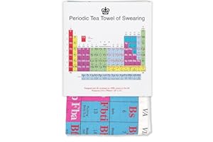 Modern Toss Gifts | Funny RUDE Hilarious | Periodic Table of Swearing Tea Towel