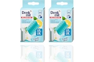 DENKMIT Mülleimer-Deo Frische Brise, 2er Pack, Duftplättchen für 4 Wochen