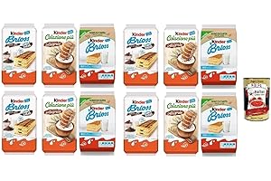 ‎ITALIAN GOURMET E.R. Testpaket Kinder Brioss mit Milch Integral-kakao brioche snack 12 x 270 gr + Italian Gourmet polpa 400g