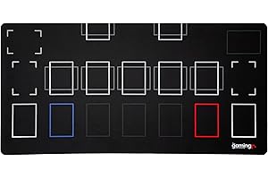 The Gaming Mat Company Tappetino da gioco compatibile YuGiOh per carte YuGiOh - Single Player Master 4 con zona di bandire e ponte laterale - Tappetino da gioco TCG - Tappetino da gioco per carte -