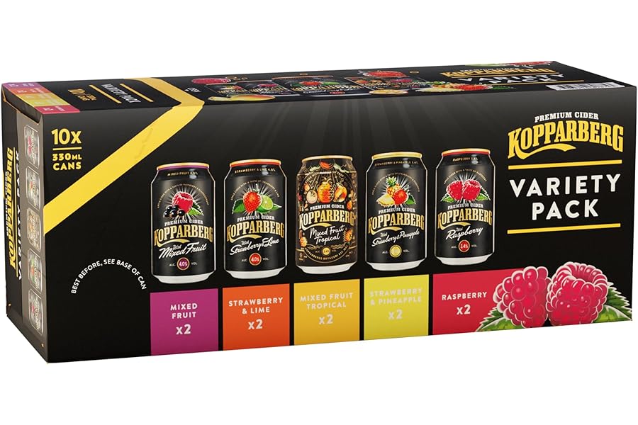 Kopparberg Fruit Cider Variety, 10 x 330ml