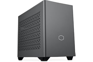 Cooler Master NR200P MAX V2 Caja PC Mini-ITX SFF - Refrigeración AIO 280mm, PSU 850W SFX Gold ATX3.0, Diseño Mejorado, Admite GPU Grandes, Cable Riser PCIe4.0, Puerto USB3.2 Gen2x2 Tipo-C - Enchufe UE