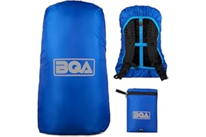 BQA Coprizaino Antipioggia Parapioggia per Zaino (10-70L) Stoccaggio Monopezzo con Copertura a Zaino con Fibbia Regolabile per Escursionismo, Campeggio, Ciclismo