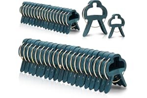 KINGLAKE 60 Pièces Clips pour Plantes grimpantes, Clips pour T omates, Clips pour Plantes, Clips pour Attache Tomate (2 Tailles)