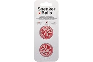 SOF SOLE Sneaker Balls Shoe Deodorizer & Freshener Balls, Odor Eliminator for Shoes/Gym Bags/Lockers, Small 3.8cm Diameter, Quick-Twist Action, Long-Lasting 90-Day Fresh Scent- Edgy Red