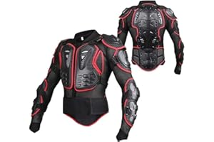 YLFC Chaqueta de Armadura de Moto Equipo de protección de Motocross para Mujeres Hombres Traje de Motociclista de Columna Vertebral Ropa de Carreras para Adultos Chaquetas de Motocicleta