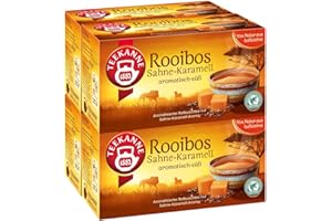 ‎TEEKANNE Teekanne Rooibos Sahne-Karamell 20 Beutel, 4er Pack (4 x 35 g Packung)