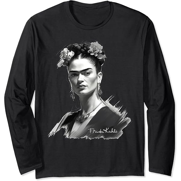 Frida Kahlo Langarmshirt – Künstler Design | Vielzahl Von Artikeln Erhältlich