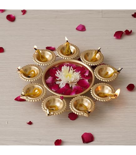 Solid Brass Pooja Bowl For Prasad Offering Brass Katori Bowl - Traditional Indian Pooja Bowl For Prasad & Religious Ceremonies Prasad Offering Bowl