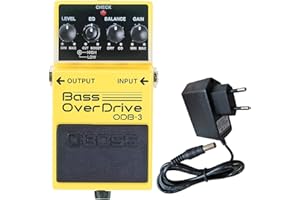 BOSS GUITAR EQUIPMENT Boss ODB-3 Bass Overdrive Verzerrer Effektgerät für Bass + keepdrum Netzteil