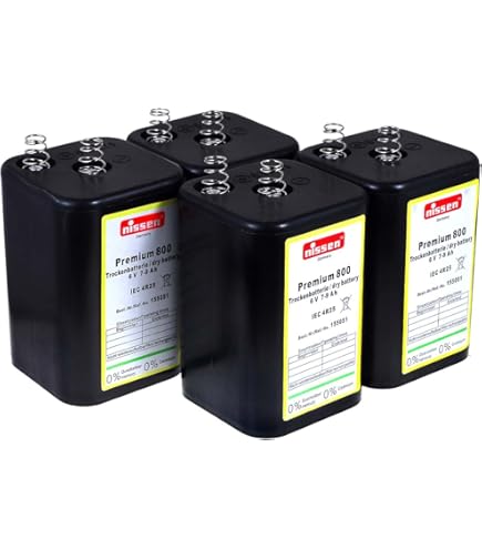 Lot De 5 Piles 4R25 PRO - 6 V - Haute Performance