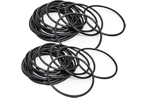 50 Piezas Junta Tórica de Goma, Arandelas de Nitrilo Goma, OD 45mm ID 42mm Ancho 1.5mm, Arandelas de Goma Surtidas para Grifos Cocina y Fontaneria Reparación Rápida Automática-Othmro