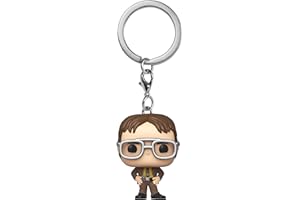 Funko POP! Keychain: The Office - Dwight Schrute - Mini Figura in Vinile da Collezione Novità Portachiavi - Riempitivi per Calze - Idea Regalo - Merchandising Ufficiale - TV Fans - Minifigure