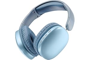 Music Sound Casque sans Fil Over-Ear MAXI3, Réduction Active du Bruit, Son Immersif et Cristallin, Jusqu’à 35h de Lecture Non-Stop, Compatible Tous Appareils, Recharge USB-C, Bleu