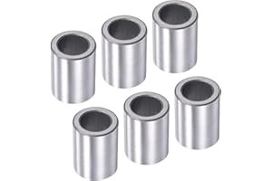Kozelo 6 pezzi Cuscinetti a Manicotto - [12mmx18mmx24mm] Boccola in Bronzo Sinterizzato Autolubrificante perUtilizzo su Alberi di Macchine