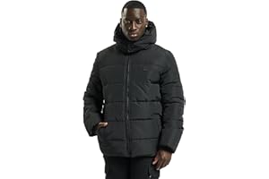 Urban Classics Puffer Jacket Doudoune à Capuche Amovible Rembourrée Veste d'hiver pour Homme