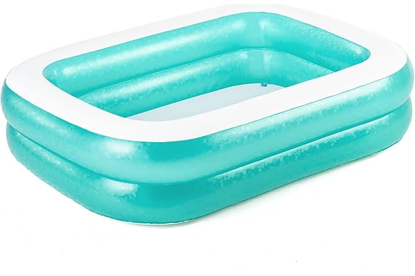 Bestway 54005 Piscine Gonflable Familiale Translucide 200x146x48 cm
