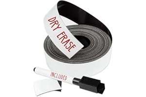 X-BET MAGNET Bande Magnetique - 2,5cm x 7,6m - Etiquette Magnétique - Ruban Adhésif Fort avec Aimant - Autocollant Magnetique - Rouleau Magnétique pour DIY