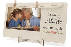 CRAHALEN Regalo Abuela Regalo Abuela Navidad Regalos Abuelas Regalos Para Abuelas Originales Regalos Abuela Cumpleaños Regalos Abuelos Primerizos Abuela Regalo Original Portafotos Marcos De Fotos Originales