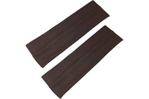 WESTEND CHOICE 7cm Wide Headbands 2 Pack Plain Stretchy Hairband Unisex Kylie Headband Bandeau Gym Exercise Headbands for Women & Men Soft Yoga Head Band (Dark brown)