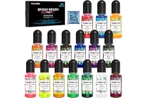 ‎FANSARRICHE FansArriche Epoxidharz Farbe - 16 Farben Flüssiger Epoxidharz Pigment Farbstoff für Epoxy Resin Kunst
