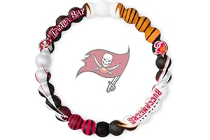 Lokai Silicone Beaded Bracelet NFL Football Home Field Collection - Beaded Bracelet for Women & Men, Silicone Jewelry Fashion Bracelet Slides-On for Comfortable Fit