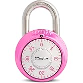 Master Lock 1530DPNK Kilit, Şifreli Kilit, Pembe