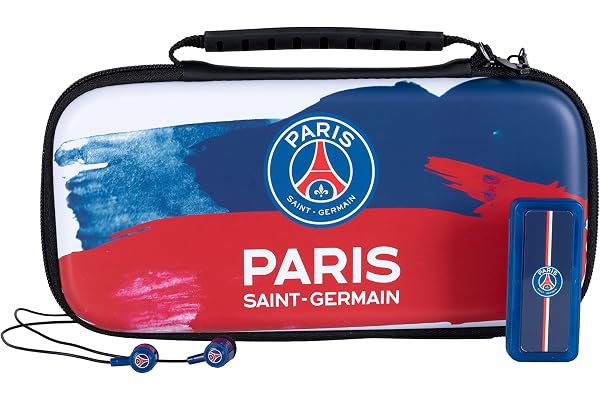 Konix PSG Pack d'accessoires Gaming Starter Kit Nintendo Switch, Switch Lite et Switch OLED - Housse - Verre trempé - Boîtier Jeux - Écouteurs