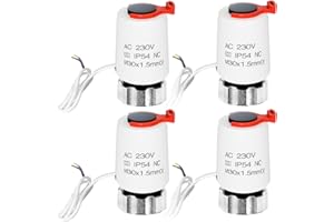 Stellantrieb Fussbodenheizung 230v M30x1,5 NC (stromlos geschlossen), Stellmotor VA80 für Fußbodenheizung, Fußbodenheizung Ventil für nahezu jeden Heizkreisverteiler (4)