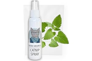 Kater Kasimir Botella XL de hierba gatera en espray para rascador, 100% natural, sin aditivos, Catnip Spray