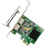 Ziyituod Carte Réseau PCI Express Gigabit Ethernet, Gigabit LAN PCI Adapter Fast Ethernet 10/100/1000 Mbps pour PC, Plug-and-Play